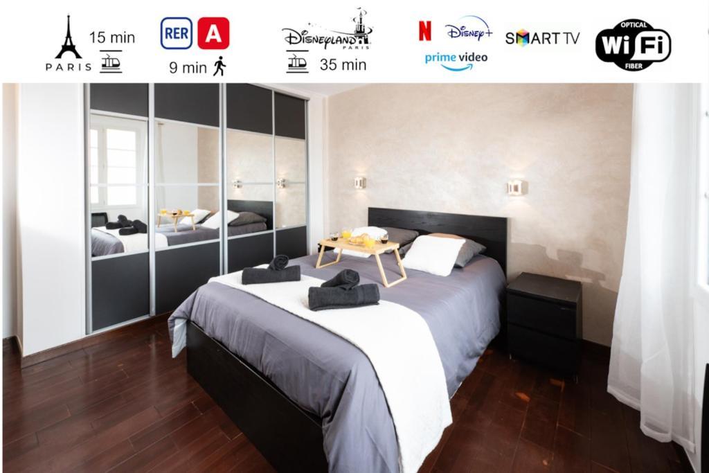 Апартаменти Cosy Paris - Disneyland - Rer A Фонтене-су-Буа Екстер'єр фото